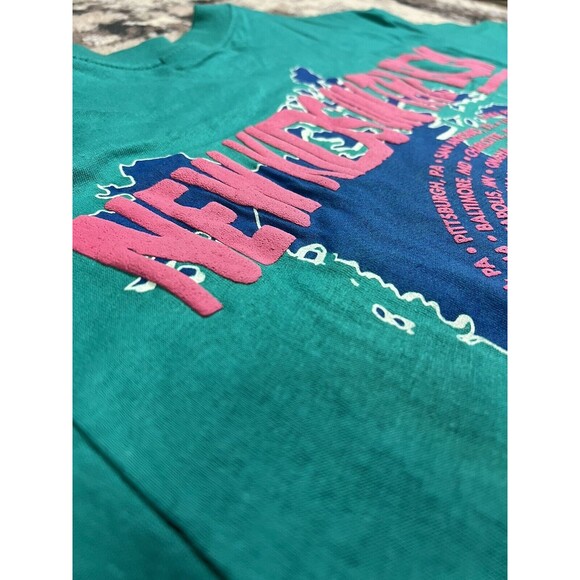 VTG New Kids on the Block 1989 90s Sold Out Tour Single Stitch T-Shirt Sz L EUC - Picture 8 of 14